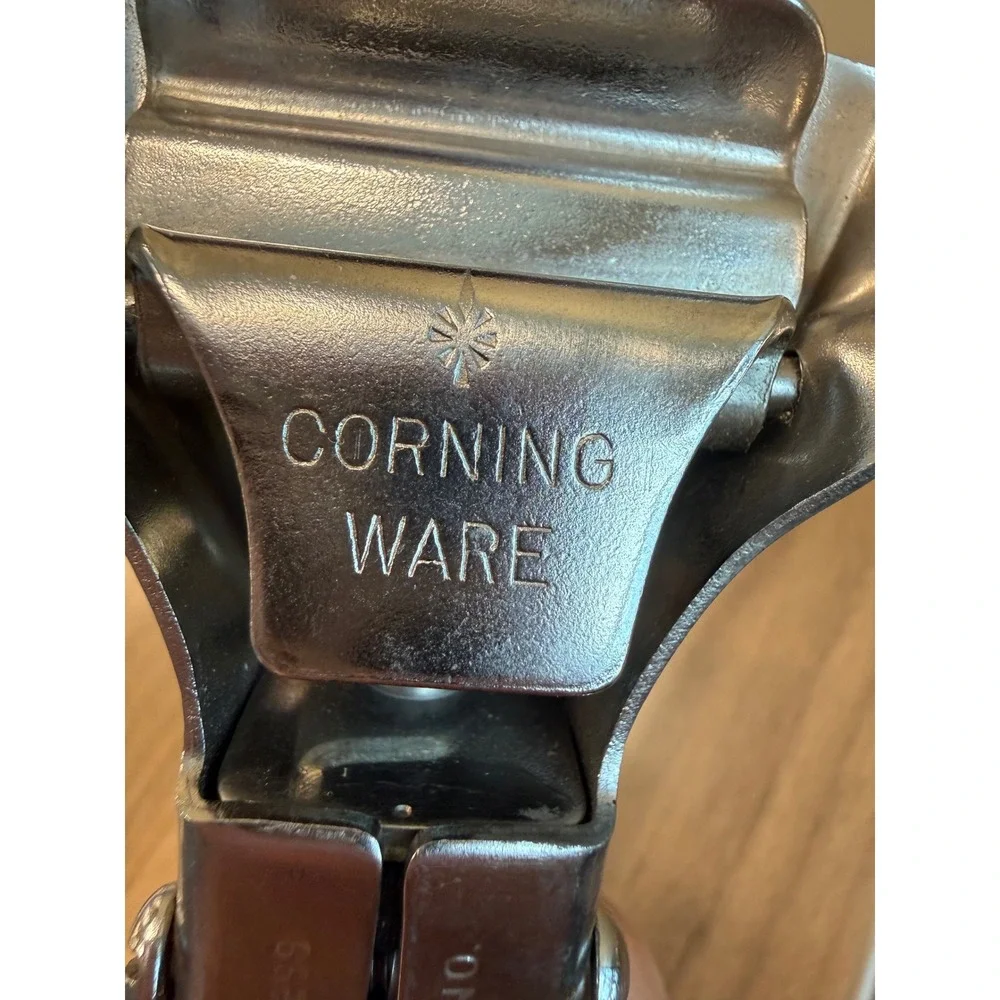 Vintage Corning Ware Detachable Pot Pan Handle Black P-10-HG Locking Replacement